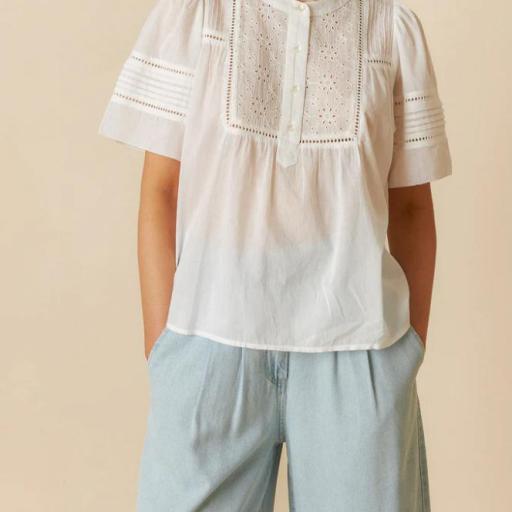 BLUSA VOILE BORDADA 