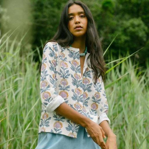 BLUSA MELBOURNE FLOWERS 