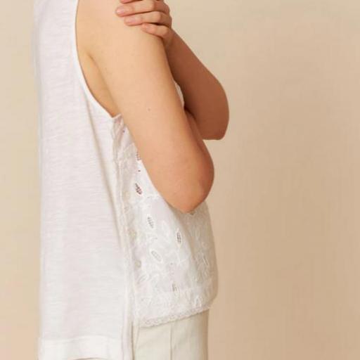CAMISETA COMBINADA PUNTILLA  [2]