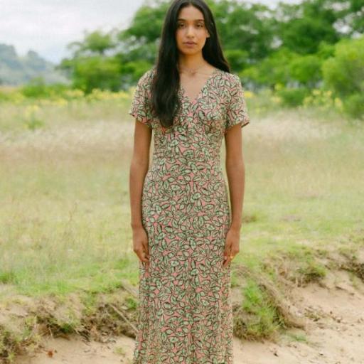 VESTIDO HOJAS PRINT  [1]