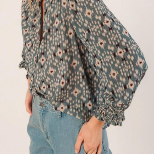 CAMISA ESTAMPADO IKAT 