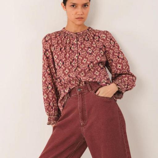 CAMISA ESTAMPADO IKAT  [3]