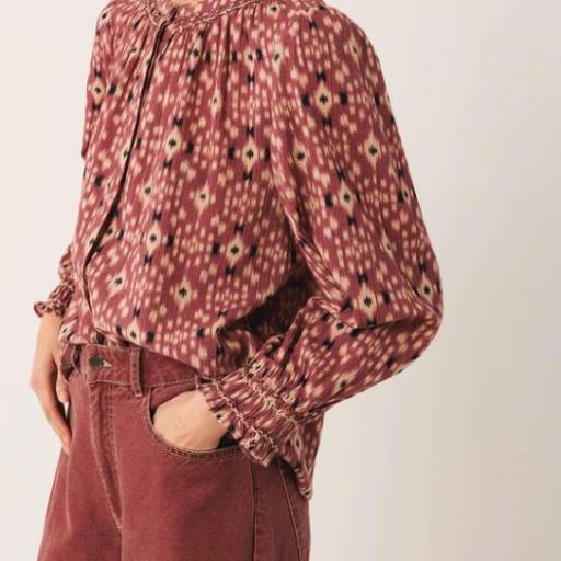 CAMISA ESTAMPADO IKAT  [1]