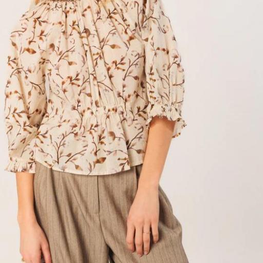BLUSA ENGOMADA ALGODÓN 