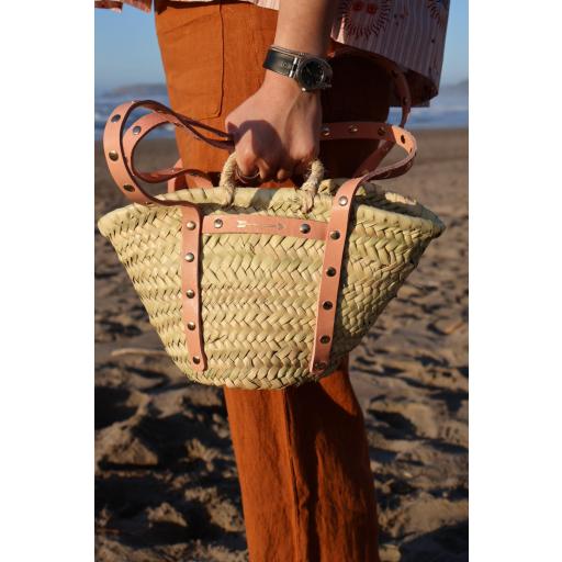 BASKET SMALL TACHUELAS ROSE  [1]