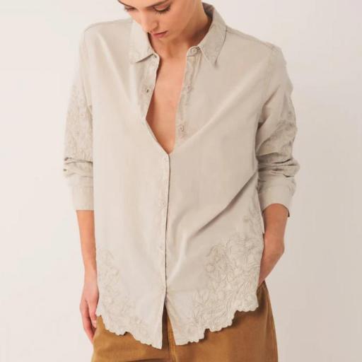 CAMISA VOILE BORDADA  [1]