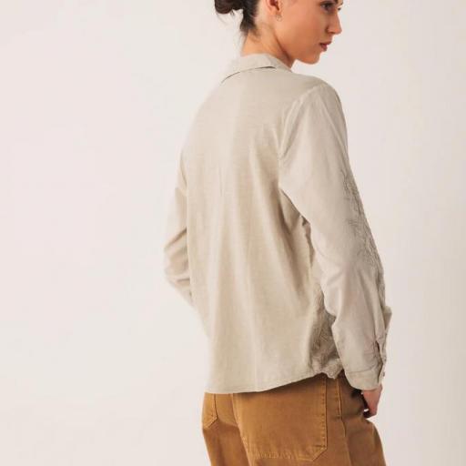CAMISA VOILE BORDADA  [3]