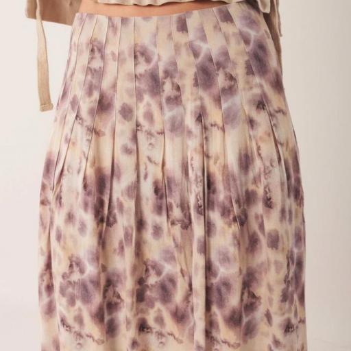 FALDA MIDI ACUARELA
