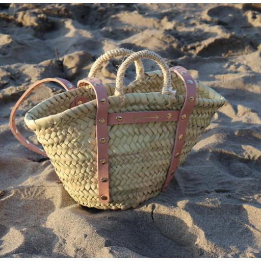 BASKET SMALL TACHUELAS ROSE 