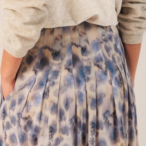 FALDA MIDI ACUARELA