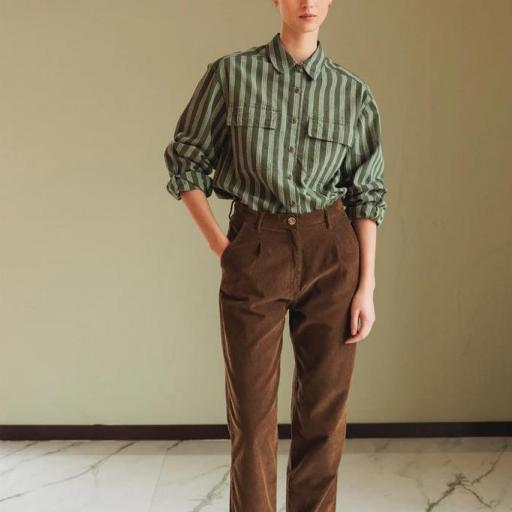 CAMISA STRIPES ALGODÓN 