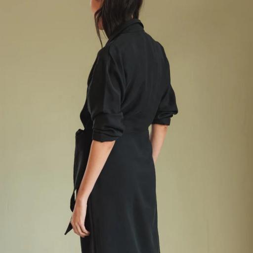 VESTIDO DRAPEADO ANUDADO  [3]