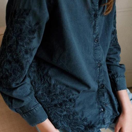 CAMISA VOILE BORDADA  [1]