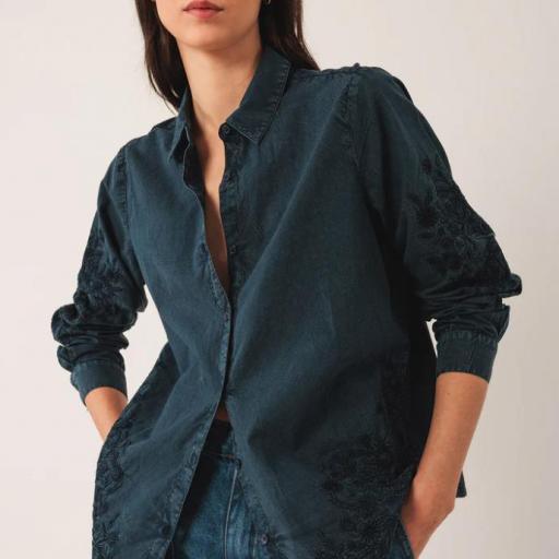 CAMISA VOILE BORDADA  [2]