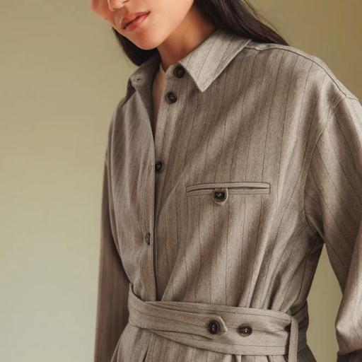 VESTIDO CAMISERO FLUIDO  [0]