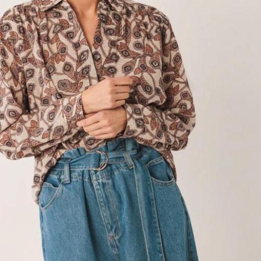 CAMISA ALGODÓN CREPADO  [0]