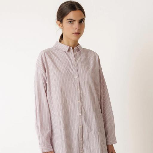CAMISA LARGA RAYAS 
