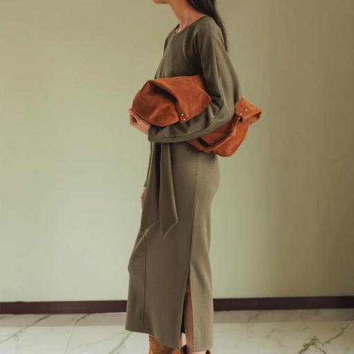 VESTIDO PUNTO ANUDADO  [2]