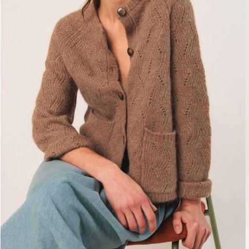 CHAQUETA PUNTO FANTASÍA 