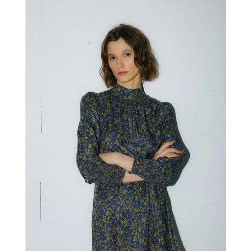 VESTIDO MANGA LARGA MINI FLOWER KOGUE 