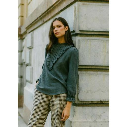 BLUSA GRIS SILKEN ALGODÓN ORGÁNICO  [2]