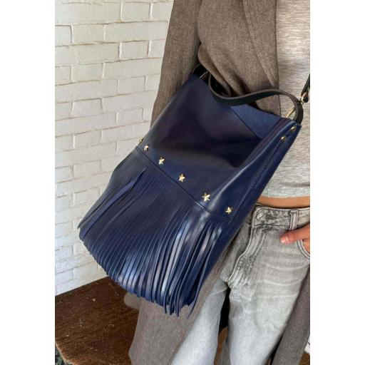 BUCKET FRINGES NIGHT BLUE 