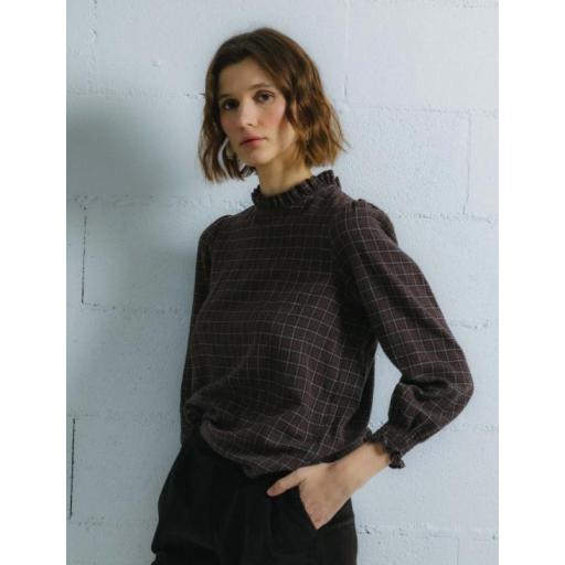 Camisa cuadros chocolate  [0]