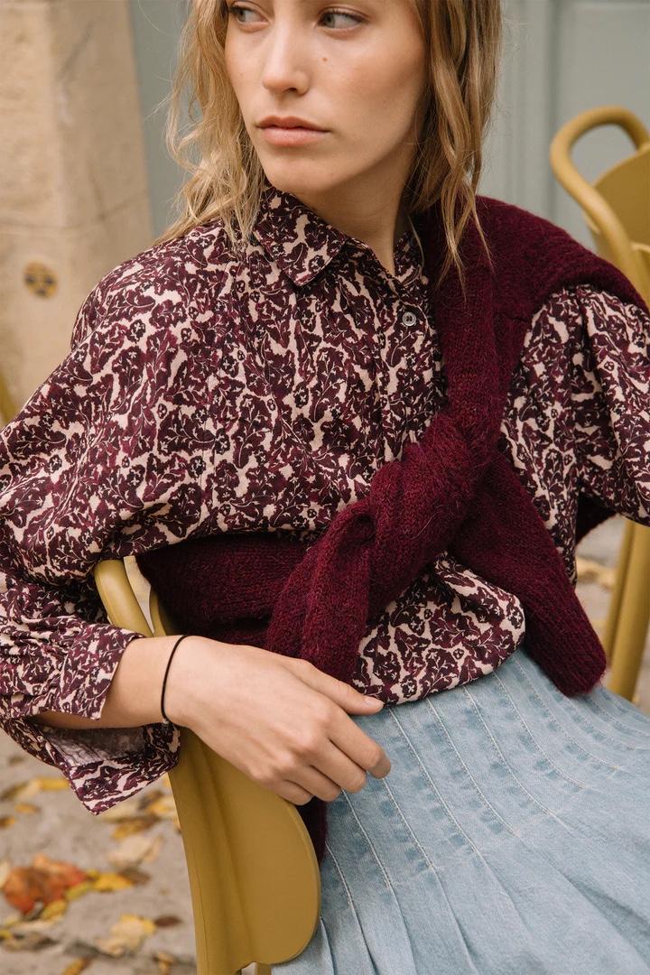 CAMISA MOTIVOS BOTÁNICOS