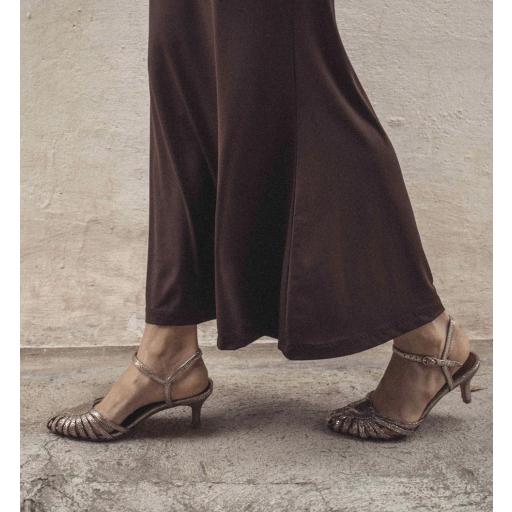 KEESHA LIZARD METALLIC GOAT  [1]