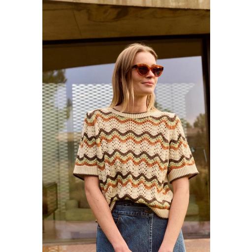 JERSEY CROCHETT ZIG ZAG 