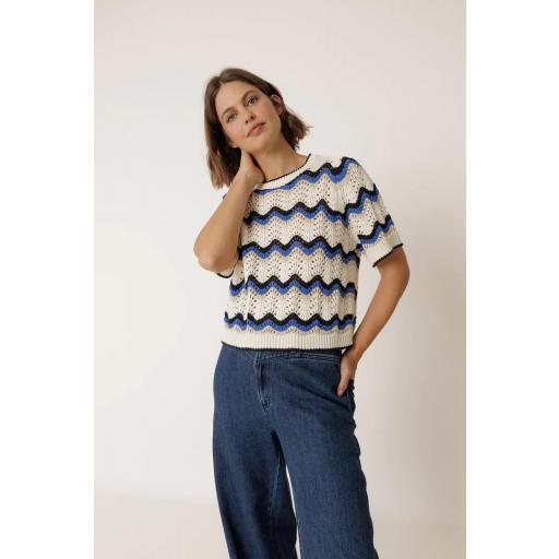 JERSEY CROCHETT ZIG ZAG 