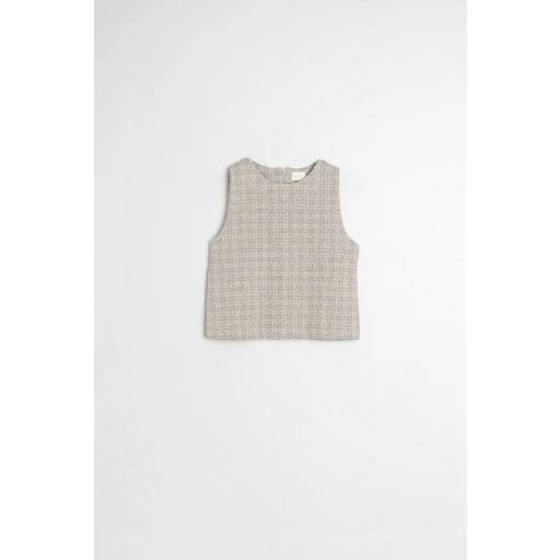 CROP TOP PUNTO ROMA  [3]