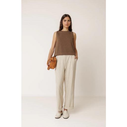 CROP TOP PUNTO ROMA  [1]