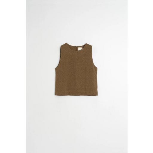 CROP TOP PUNTO ROMA  [3]