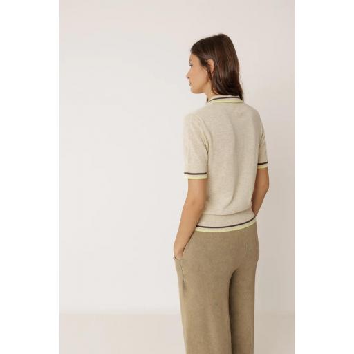 POLO PUNTO RAYAS CONTRASTE  [3]