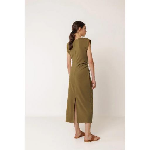 VESTIDO AJUSTADO PLIEGUES  [3]