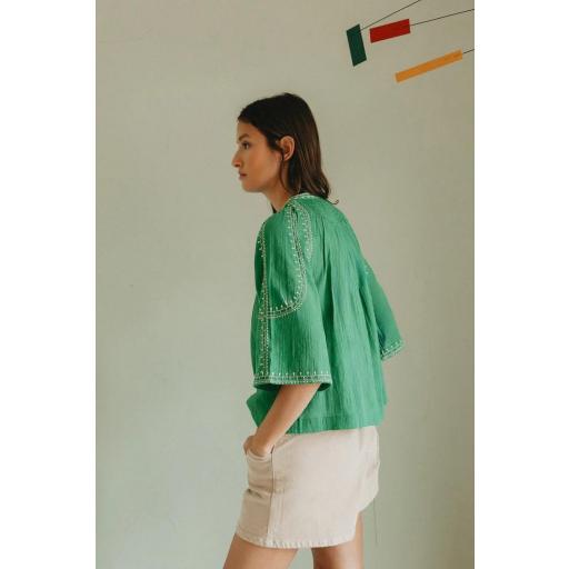 CAMISA MANGA CAMPANA  [1]