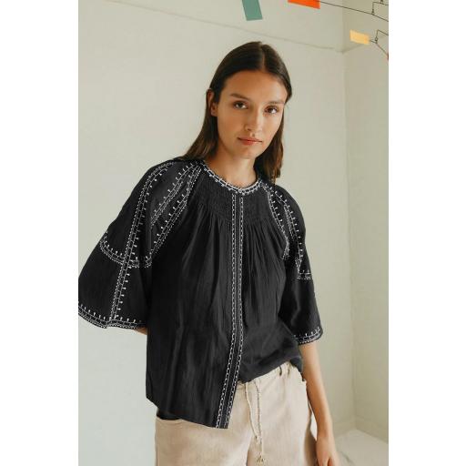 CAMISA MANGA CAMPANA