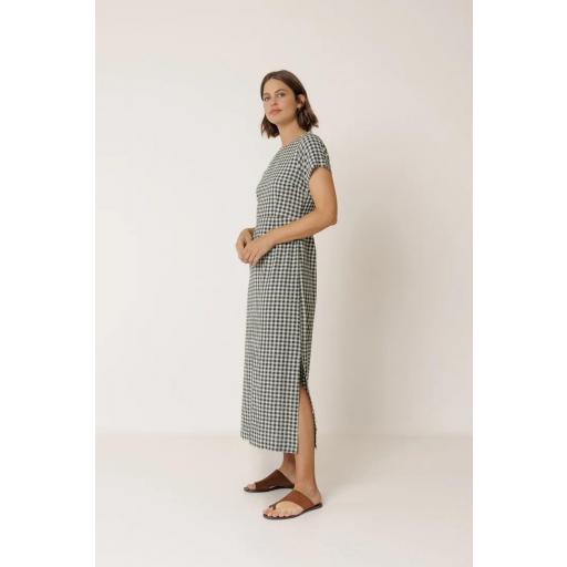 VESTIDO LARGO VICHY  [1]