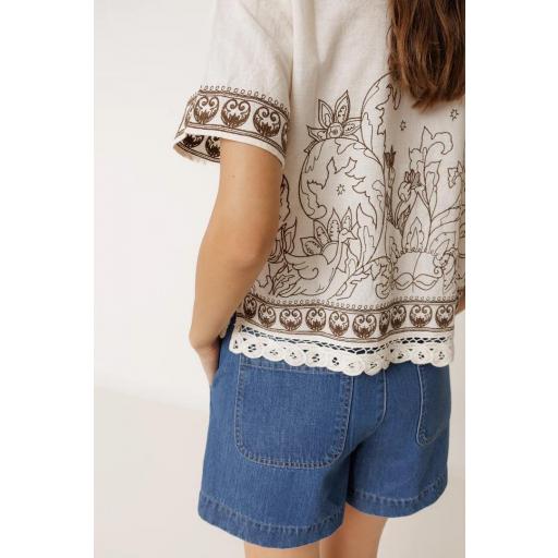 CAMISA BORDADO CONTRASTE  [1]