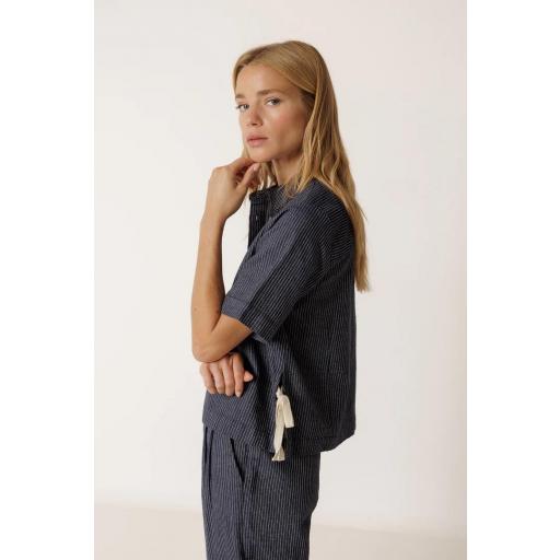 CAMISA RAYAS CON LAZADA  [0]