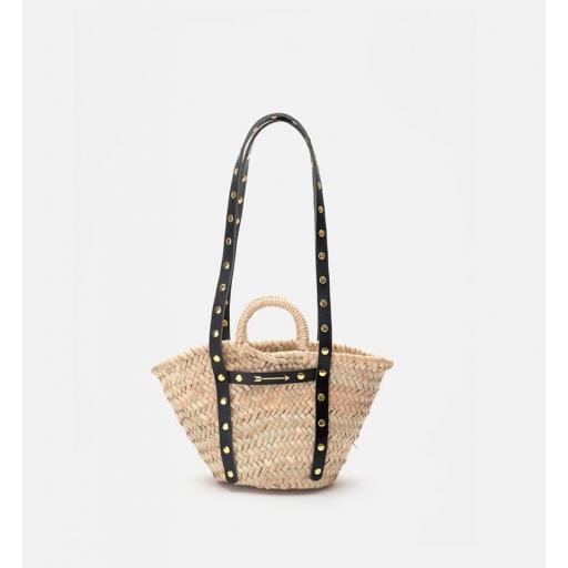 BASKET SMALL TACHUELAS NEGRO  [0]