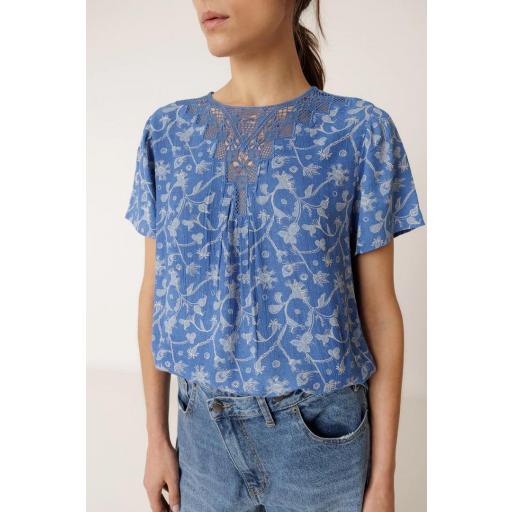 CAMISA CON ENCAJE  [0]