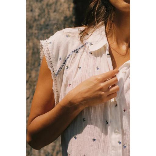 CAMISA BORDADOS FLOR  [0]