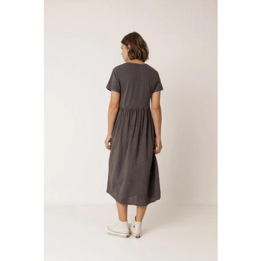 VESTIDO MIDI COMBINADO  [3]