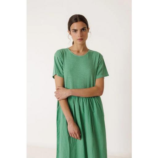 VESTIDO MIDI COMBINADO  [1]