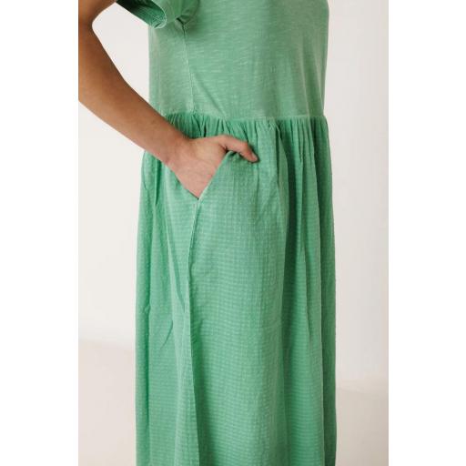 VESTIDO MIDI COMBINADO  [3]