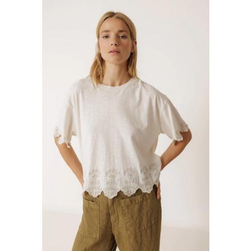 CAMISETA BOXY BORDADA  [0]