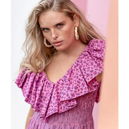 OSTERBO RUFFLES DRESS 