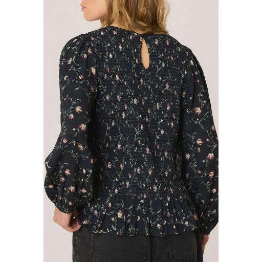 BLUSA SMOKE ESTAMPADO FLORAL  [2]